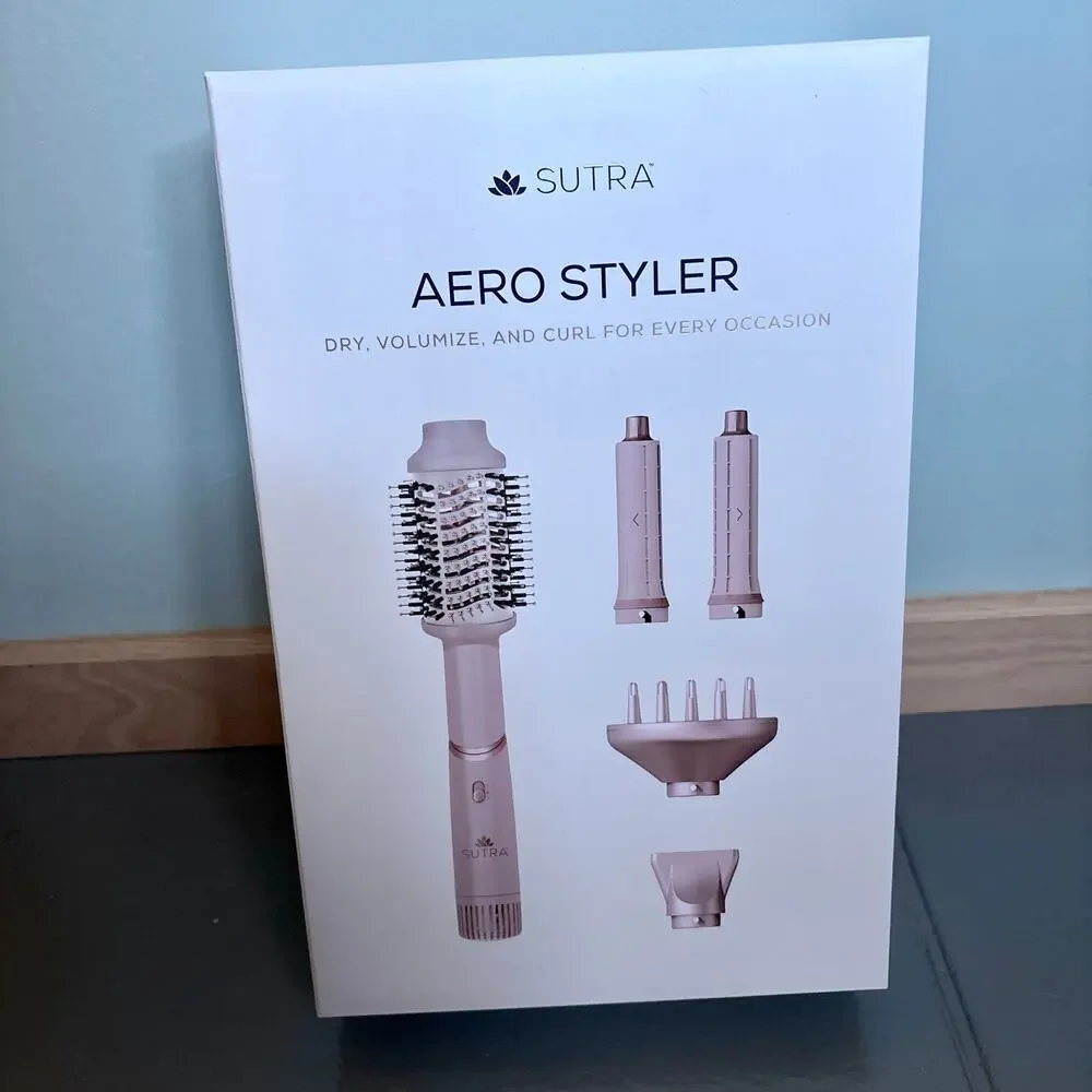 SUTRA AERO Styler 5-in-1 Hair Styling Tool Brush Dryer Volumizer Curler Diffuser